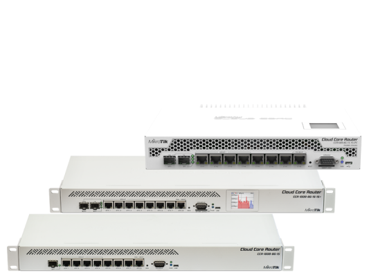 Die CCR1009 sind leistungsstarke Ethernetrouter...