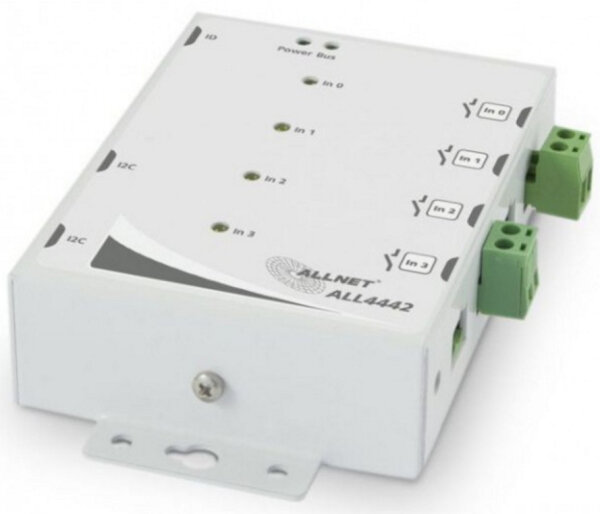 ALLNET ALL4442 / contact input 4-fold in the metal housing