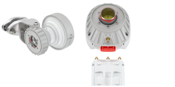 Symmetrische Horn Antenne 50°, 14 dBi mit TwistPort Adapter für Rocket AC PRISM