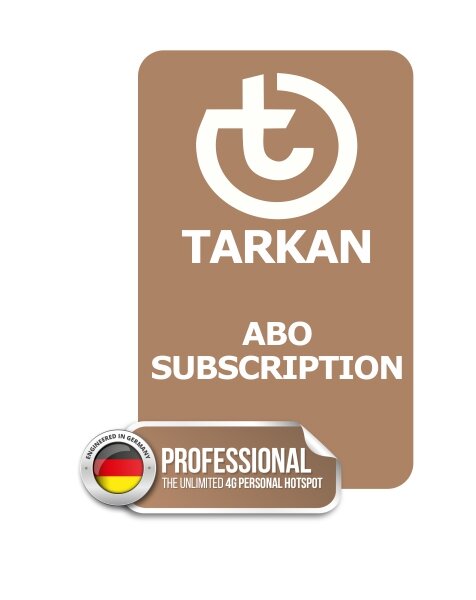 SUBSCRIPTION - TARKAN Professional 50GB Prime Countries/ 5GB other countries