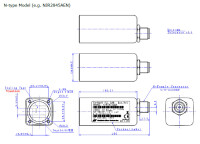 PLL LNB, Interne Referenz, KU Band LNBC NJR2845BSN - B: 10.75 GHz LO, 11.70 bis 12.20 GHz S: +/- 3 ppm (+/- 30 kHz typ.) N-Typ