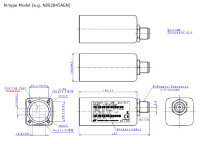 PLL LNB, Interne Referenz, KU Band LNBC NJR2845DSF - D: 10.25 GHz LO, 11.20 to 11.70 GHz S: +/- 3 ppm (+/- 30 kHz typ.) F-Typ