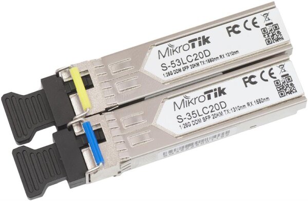 Mikrotik S-3553LC20D SFP Modules (Pair)